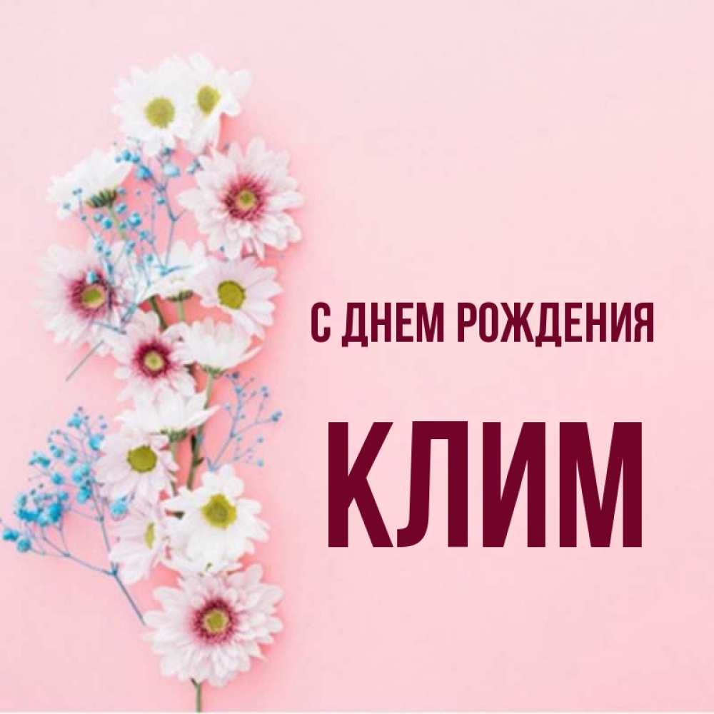 С днем рождения клим картинки