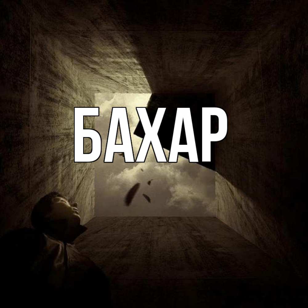 Открытка на каждый день с именем, Бахар Главная жуть Прикольная открытка с пожеланием онлайн скачать бесплатно 