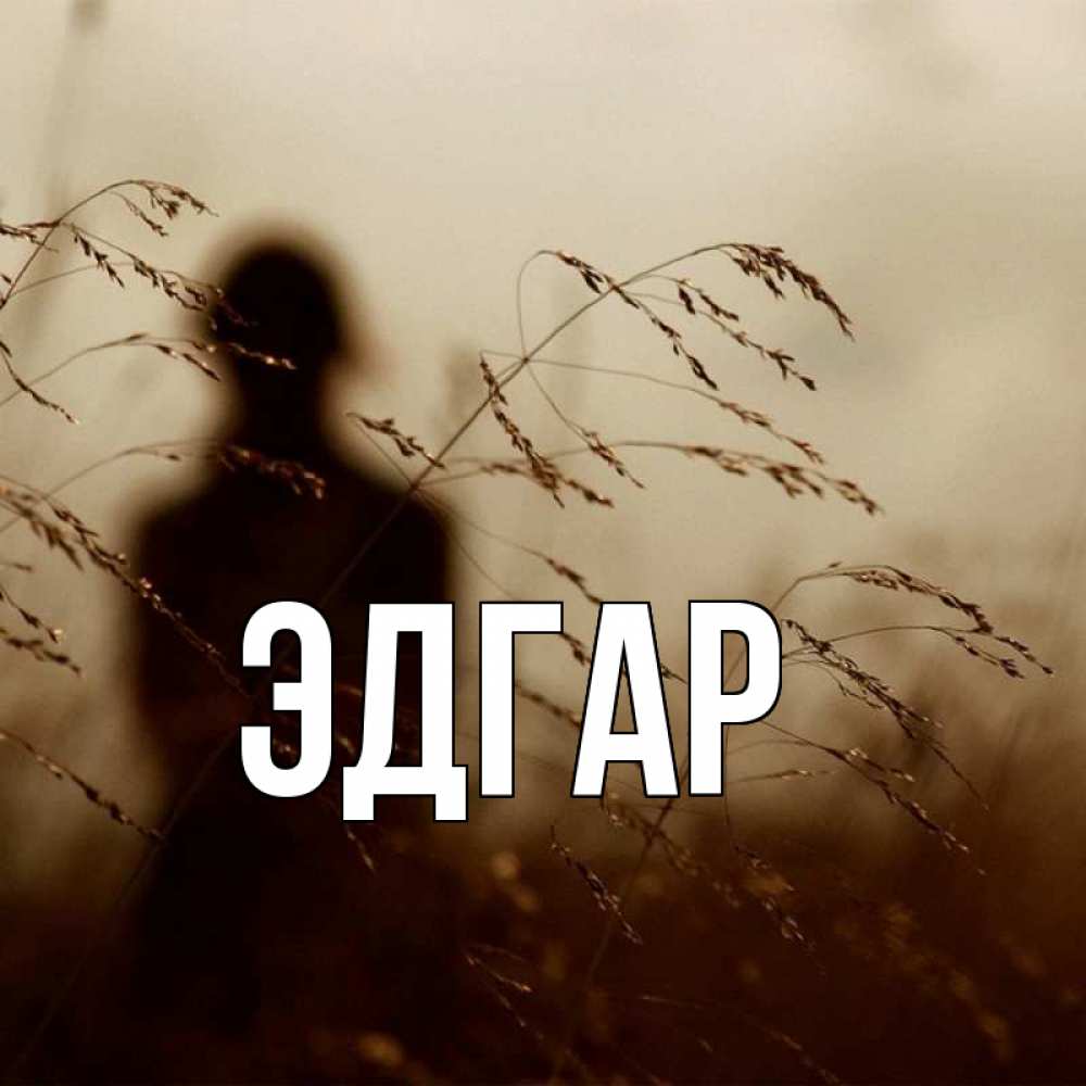 Открытка на каждый день с именем, Эдгар Главная грусть Прикольная открытка с пожеланием онлайн скачать бесплатно 