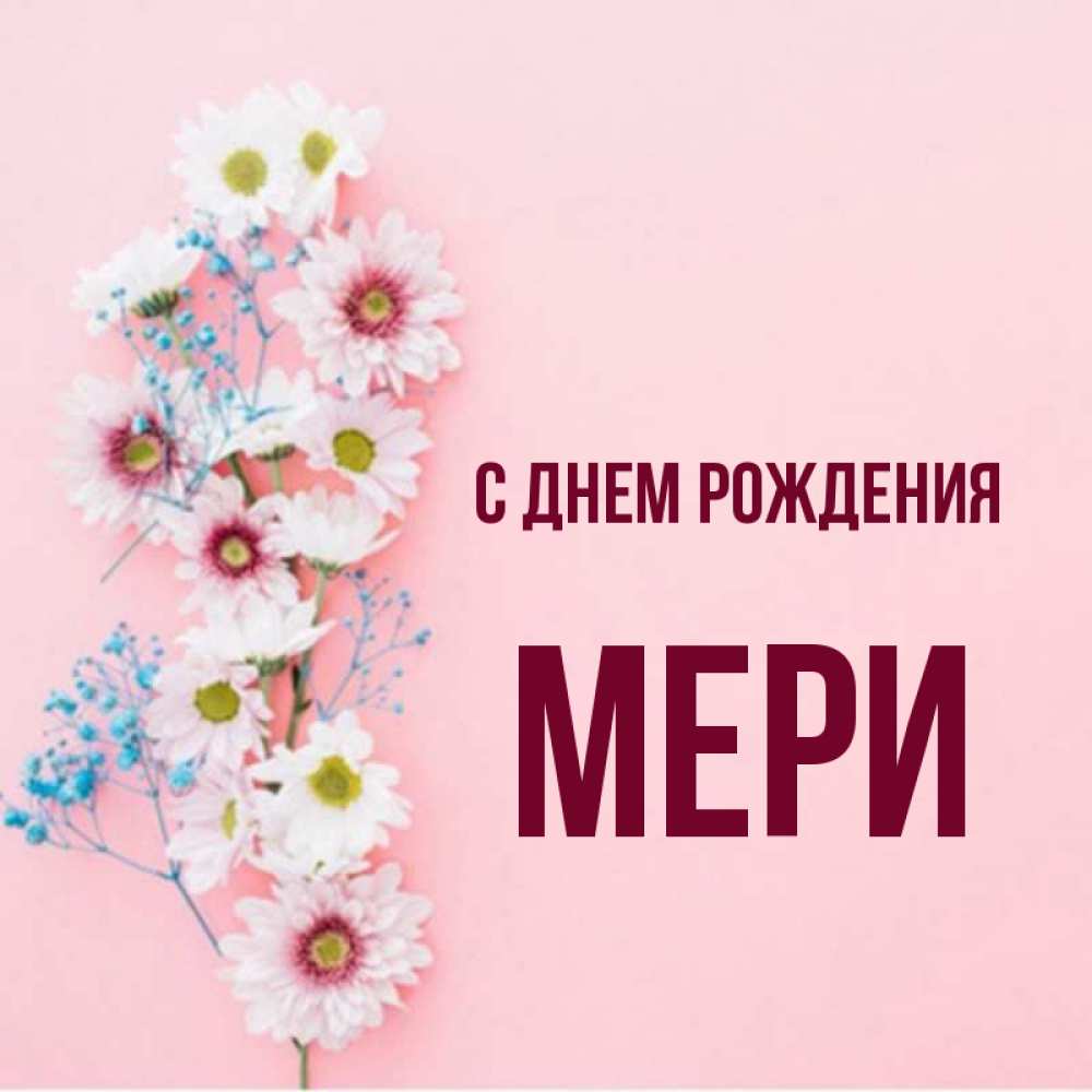 С Днем Рождения Мэри Картинки