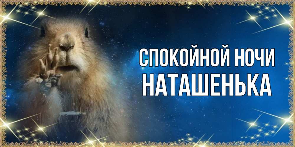Открытка на каждый день с именем, НАТАШЕНЬКА Спокойной ночи спокойной ночи сладких снов Прикольная открытка с пожеланием онлайн скачать бесплатно 