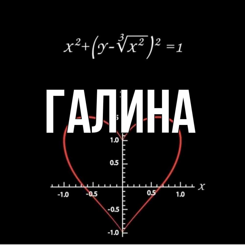 Открытка на каждый день с именем, Галина Главная сердечная формула Прикольная открытка с пожеланием онлайн скачать бесплатно 