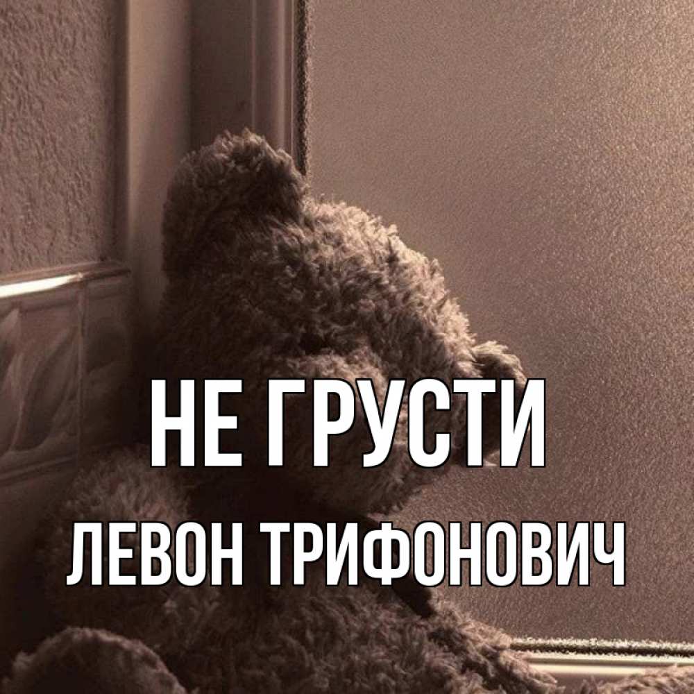 Картинка Не грусти, Левон Трифонович