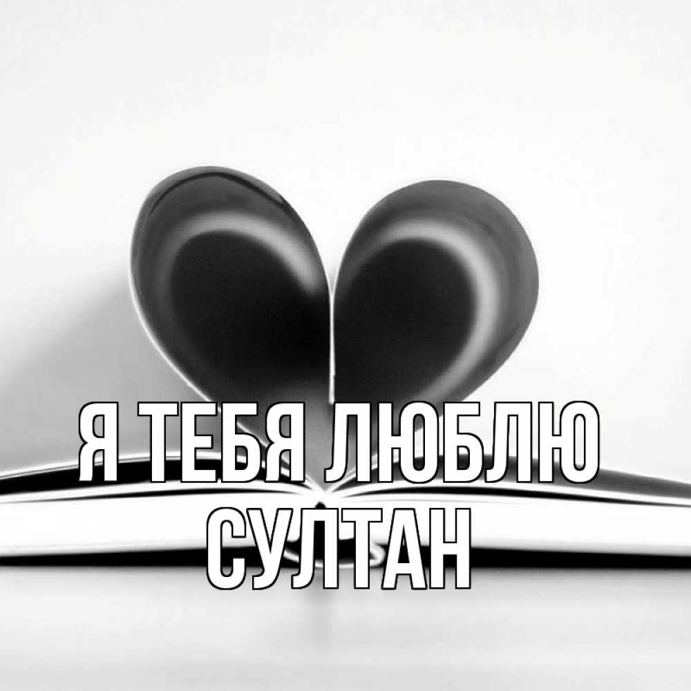 Открытка на каждый день с именем, Султан Я тебя люблю книга 5 Прикольная открытка с пожеланием онлайн скачать бесплатно 