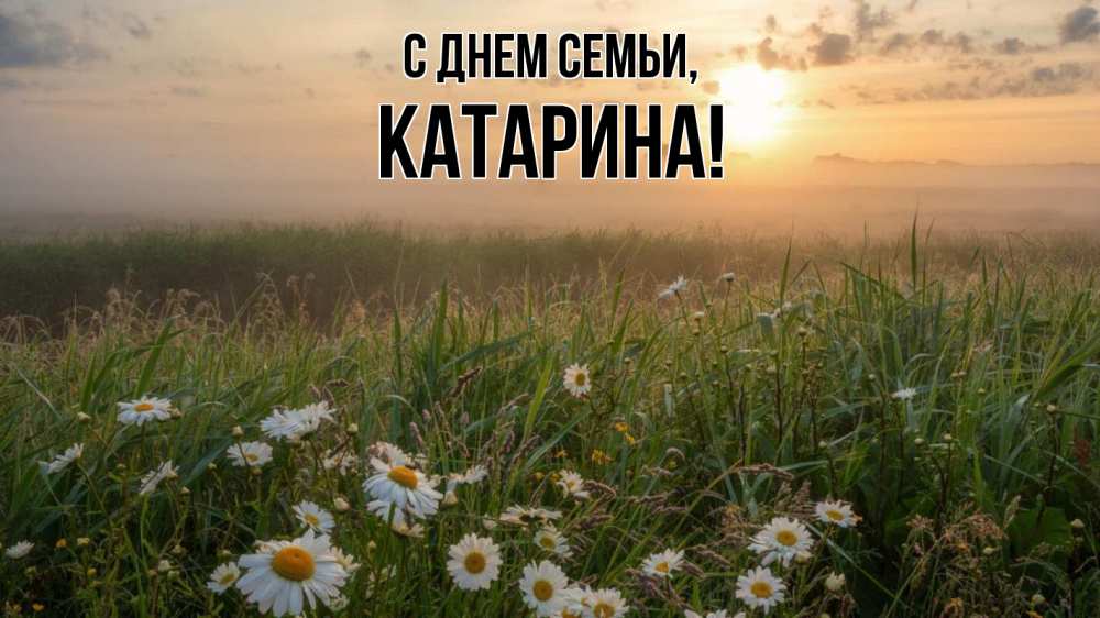 Открытка на каждый день с именем, Катарина С днем семьи с днем семьи Прикольная открытка с пожеланием онлайн скачать бесплатно 
