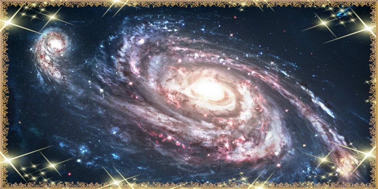 Открытка споки ноки галактика пожелание сладкой ночи Спокойной ночи 