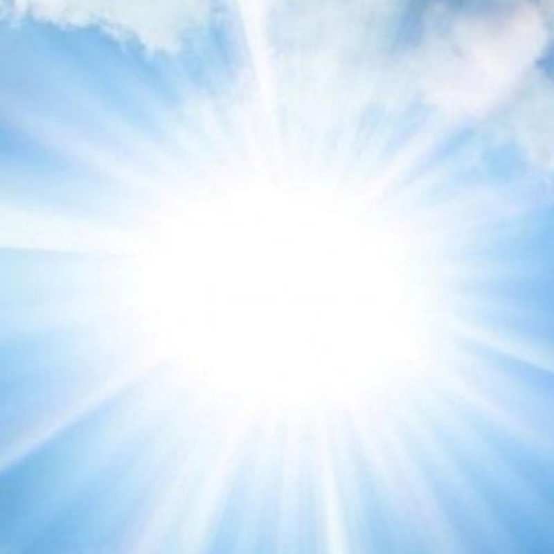 Открытка небо и яркий свет  свет небесный  С днем ангела 