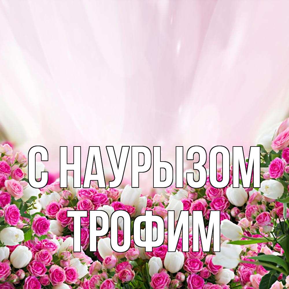 Открытка на каждый день с именем, Трофим С наурызом под снегом Прикольная открытка с пожеланием онлайн скачать бесплатно 