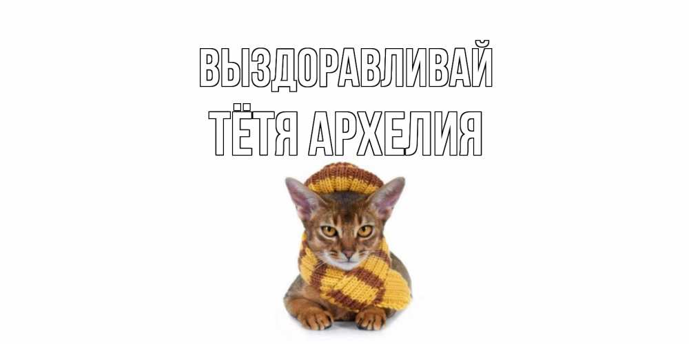 Открытка на каждый день с именем, Тётя-Архелия Выздоравливай родные не болейте Прикольная открытка с пожеланием онлайн скачать бесплатно 