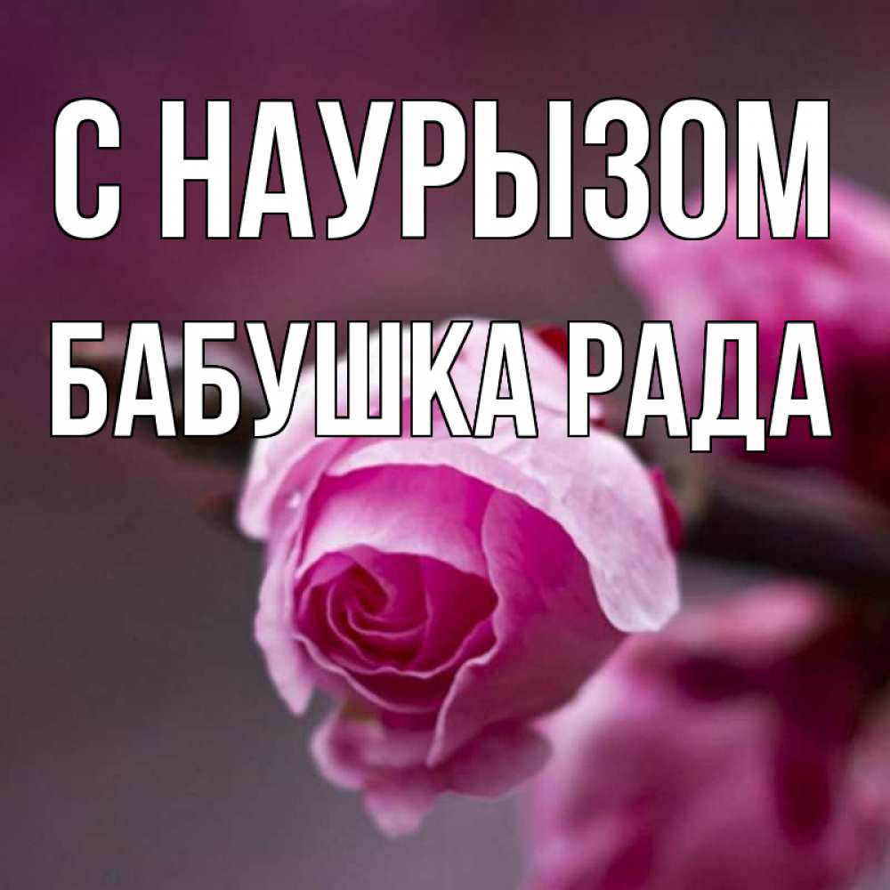 Открытка на каждый день с именем, Бабушка-Рада С наурызом весна Прикольная открытка с пожеланием онлайн скачать бесплатно 