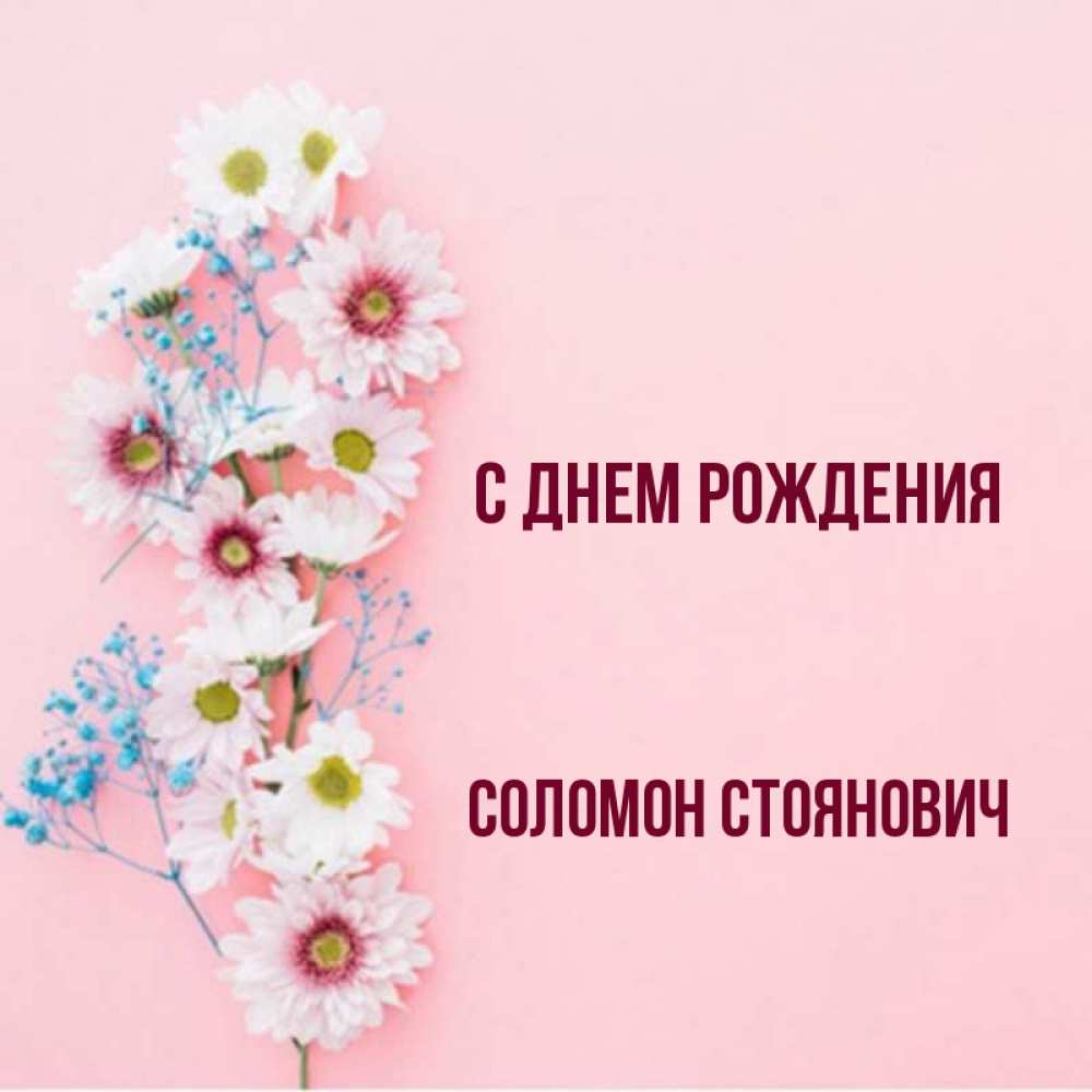 С Днем Рождения Соломон