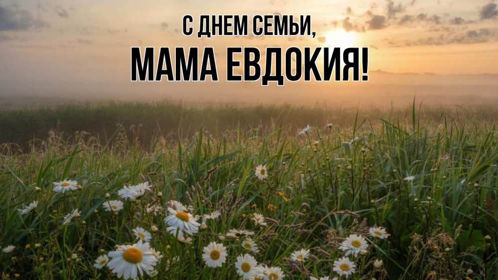 Открытка на каждый день с именем, Мама-Евдокия С днем семьи с днем семьи Прикольная открытка с пожеланием онлайн скачать бесплатно 
