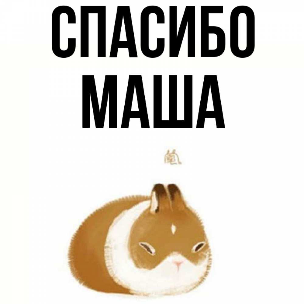 Спасибо маша открытки, добрым утром