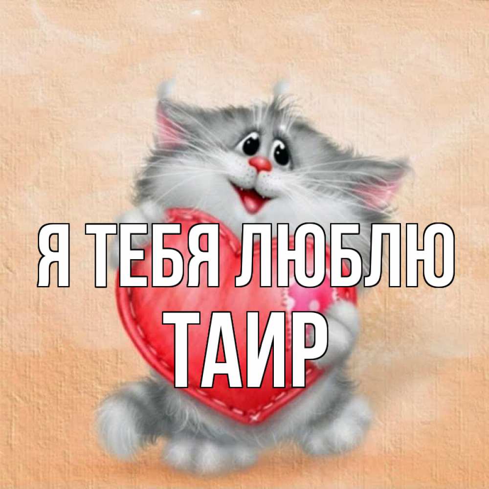 Картинка Я тебя люблю, Таир