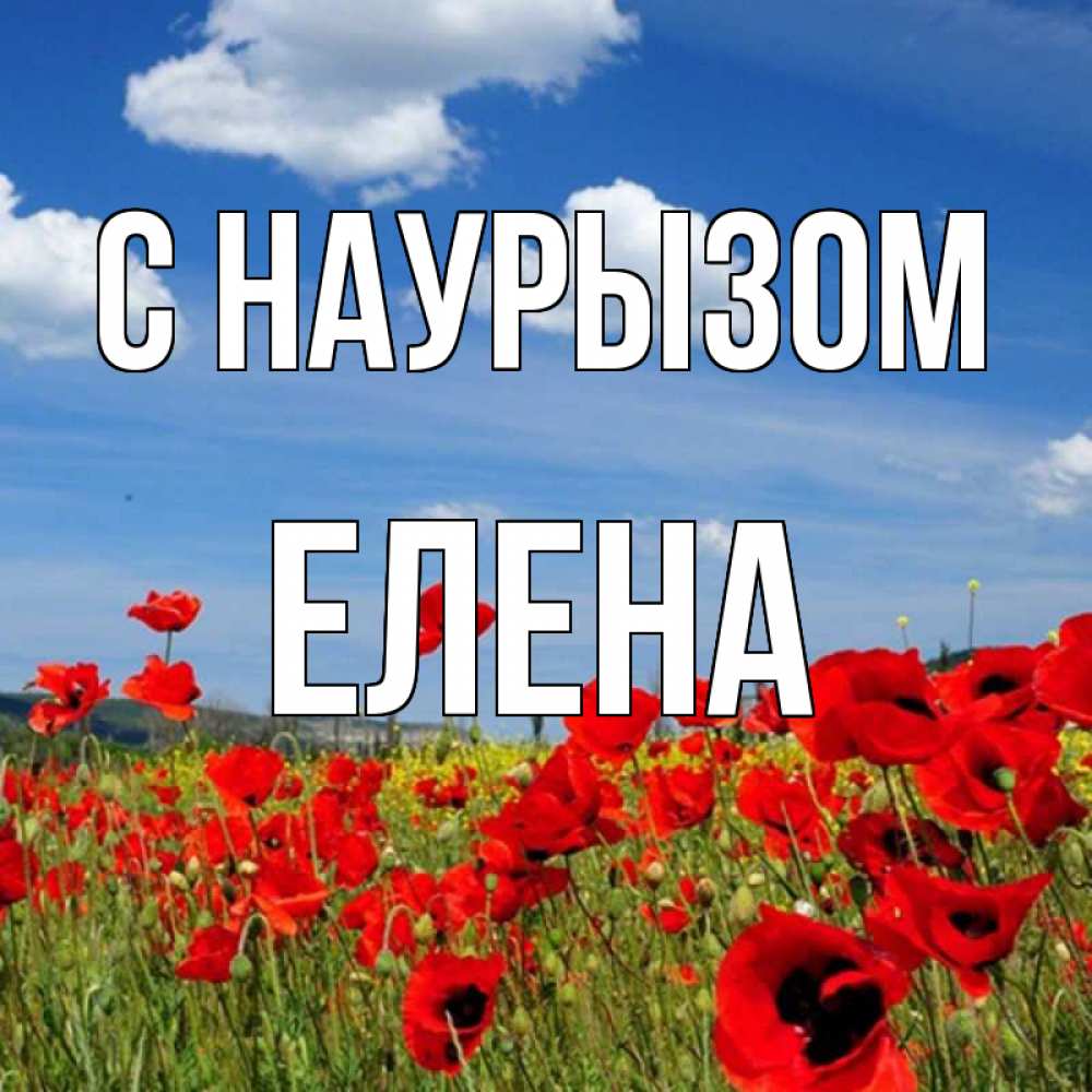Открытка на каждый день с именем, Елена С наурызом праздник весны наурыз очень красивая картинка Прикольная открытка с пожеланием онлайн скачать бесплатно 