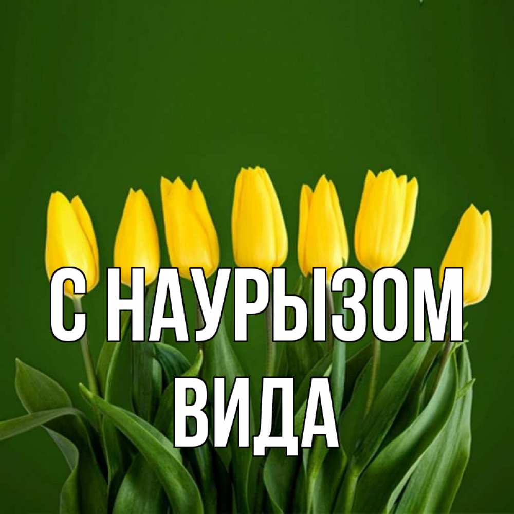 Открытка на каждый день с именем, Вида С наурызом желтого цвета 3 Прикольная открытка с пожеланием онлайн скачать бесплатно 