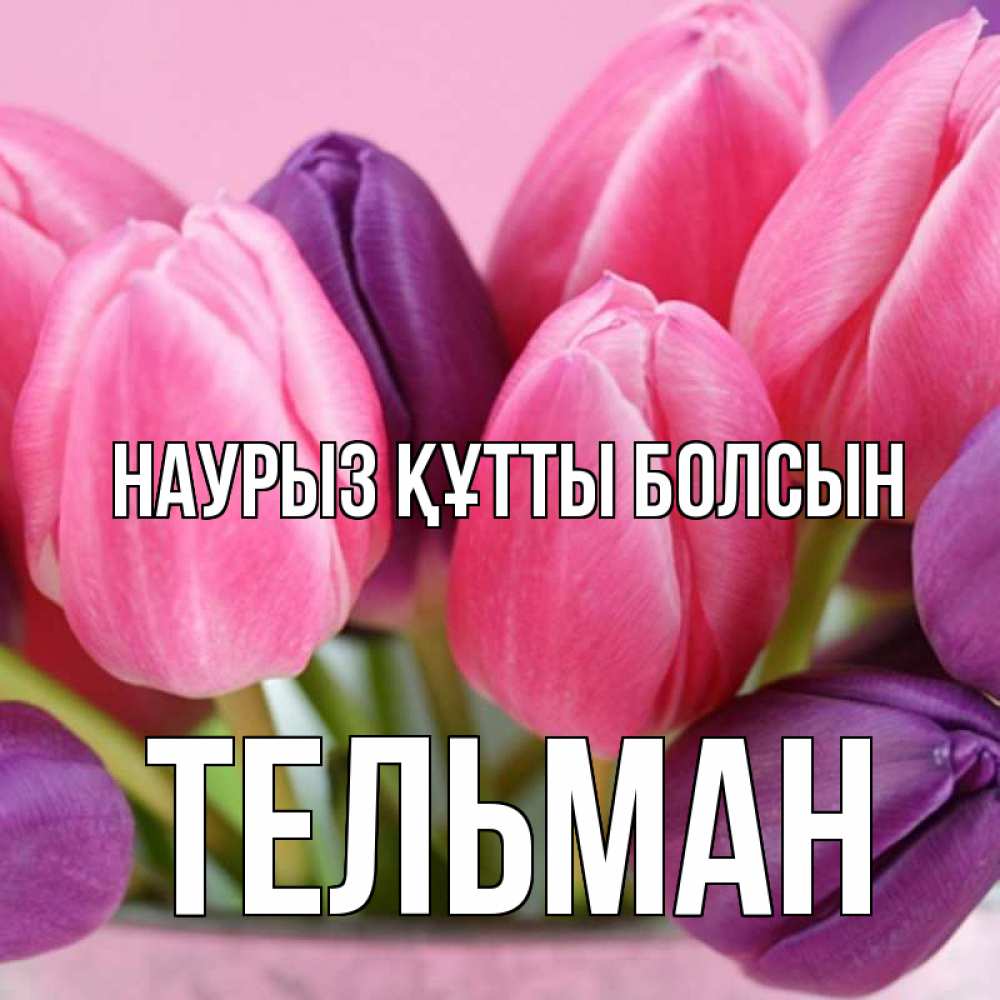 Открытка на каждый день с именем, Тельман Наурыз құтты болсын маме 1 Прикольная открытка с пожеланием онлайн скачать бесплатно 