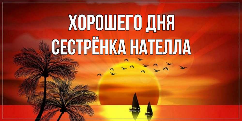 Открытка на каждый день с именем, Сестрёнка-Нателла Хорошего дня открытки с пожеланиями хорошего дня Прикольная открытка с пожеланием онлайн скачать бесплатно 