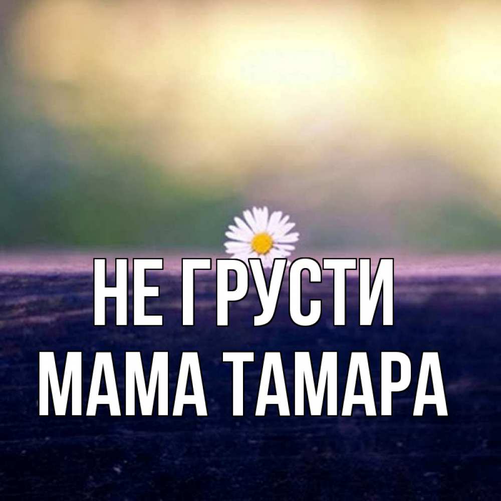 Открытка на каждый день с именем, Мама-Тамара Не грусти красота Прикольная открытка с пожеланием онлайн скачать бесплатно 
