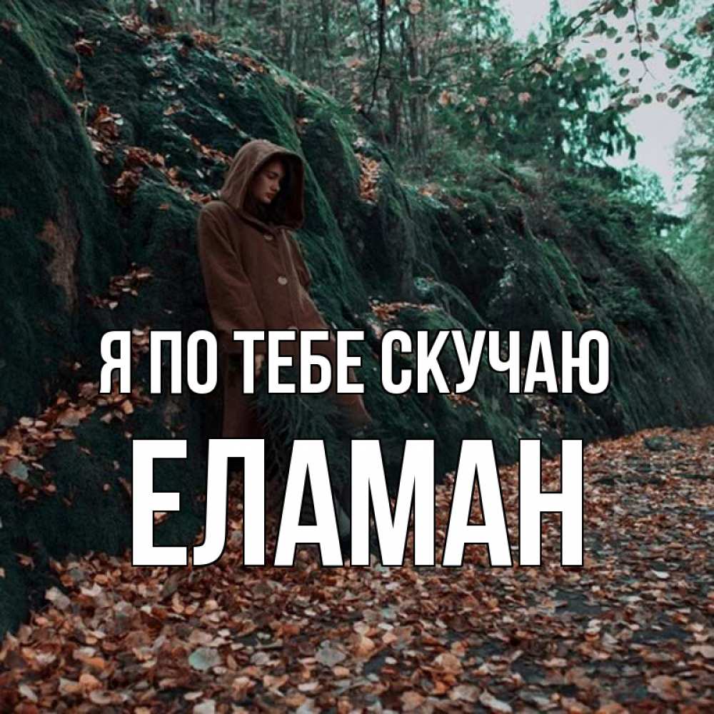 Картинка Я по тебе скучаю, Еламан
