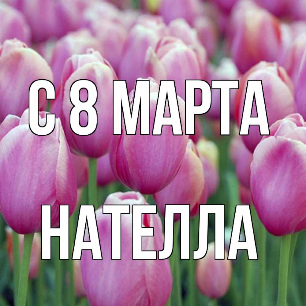 Открытка на каждый день с именем, Нателла С 8 МАРТА на международный женский день 3 Прикольная открытка с пожеланием онлайн скачать бесплатно 