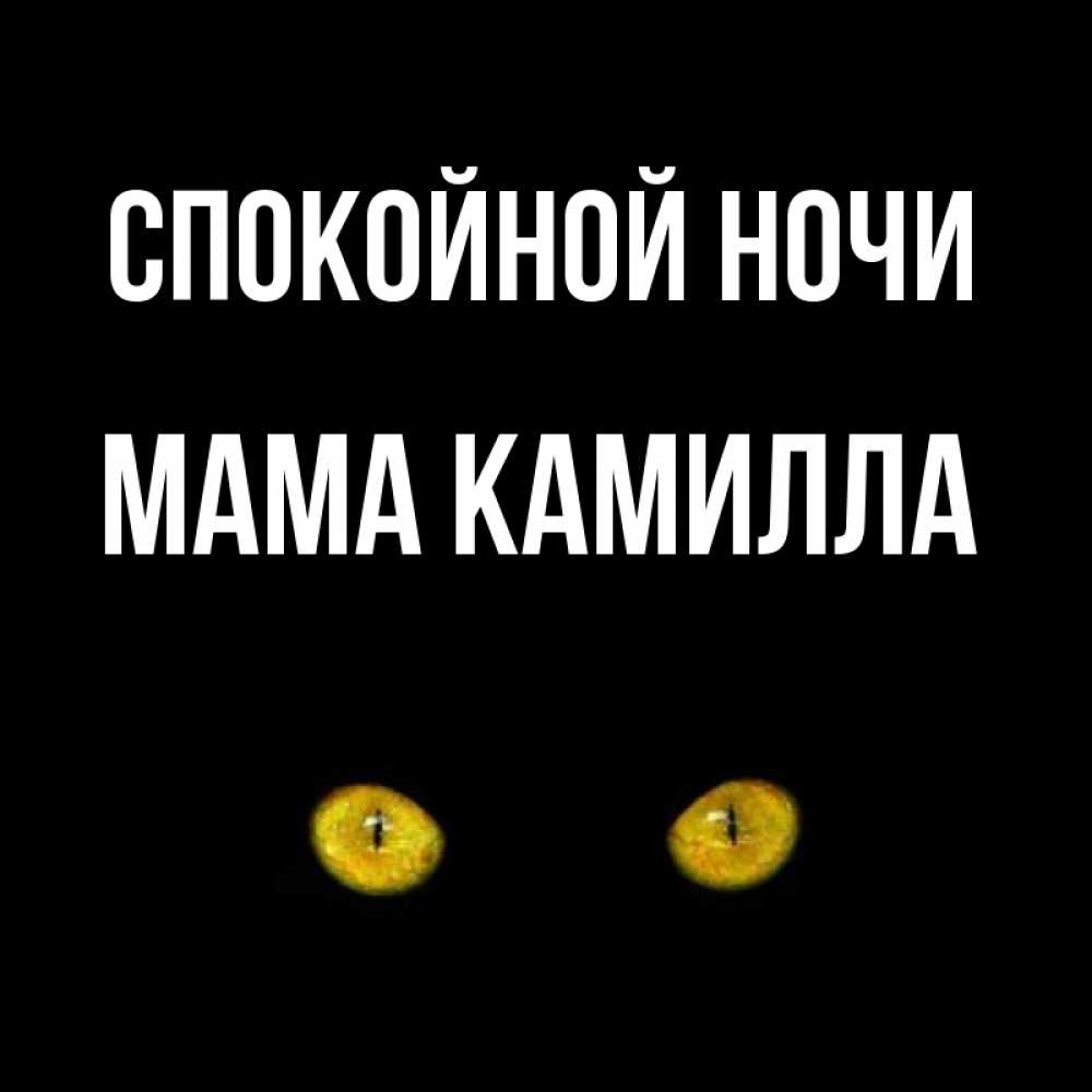 Открытка на каждый день с именем, Мама-Камилла Спокойной ночи сладких снов бесстрашный мой дружочек Прикольная открытка с пожеланием онлайн скачать бесплатно 