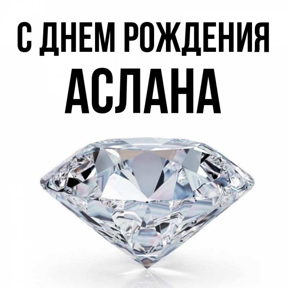 Открытка С Днем Рождения Аслан