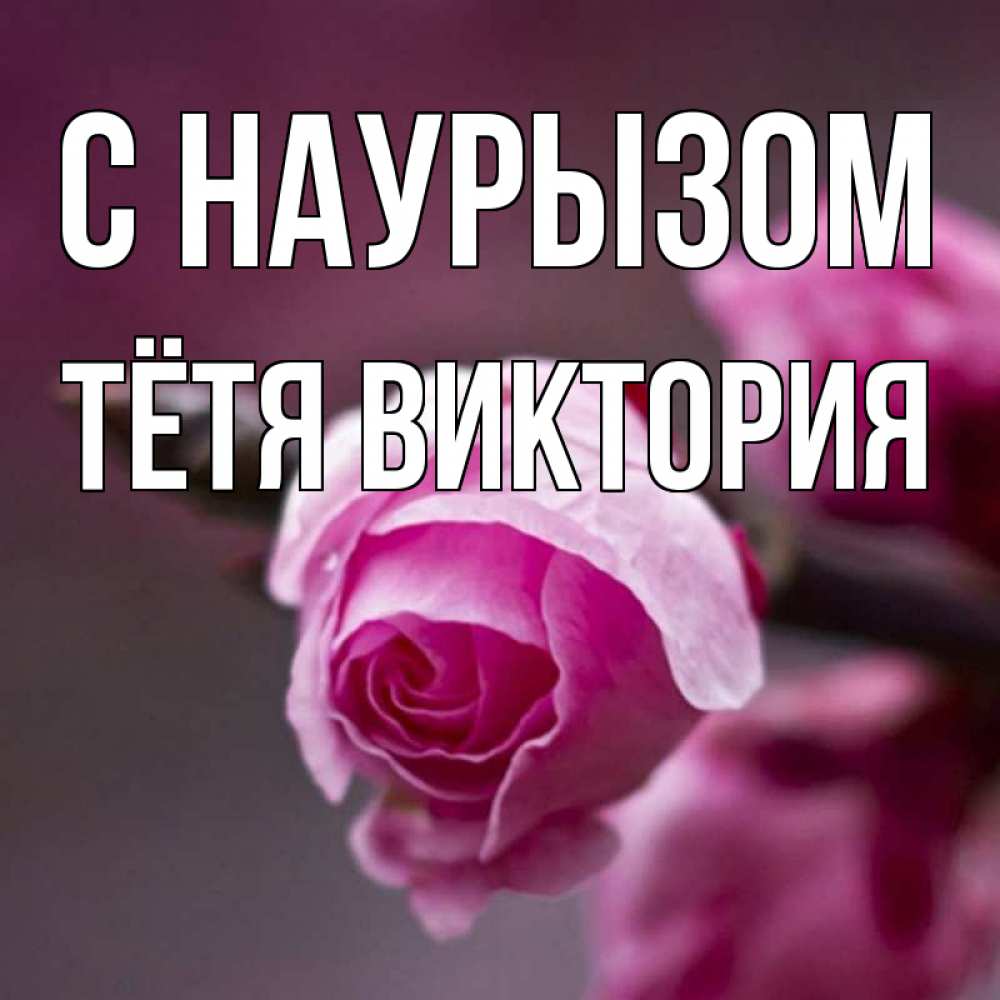 Открытка на каждый день с именем, Тётя-Виктория С наурызом весна Прикольная открытка с пожеланием онлайн скачать бесплатно 