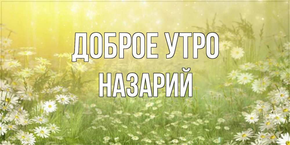 Открытка на каждый день с именем, Назарий Доброе утро доброе утро Прикольная открытка с пожеланием онлайн скачать бесплатно 