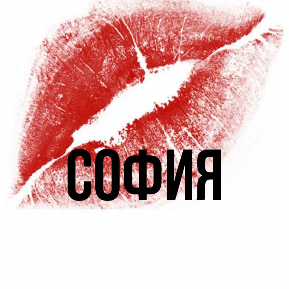 Открытка на каждый день с именем, София Главная открытка с пожеланием поцелуя Прикольная открытка с пожеланием онлайн скачать бесплатно 