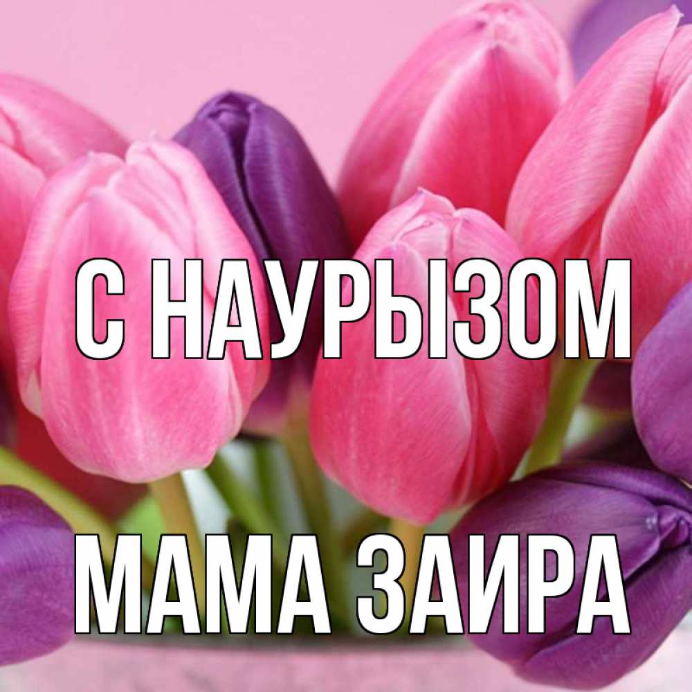 Открытка на каждый день с именем, Мама-Заира С наурызом маме 1 Прикольная открытка с пожеланием онлайн скачать бесплатно 