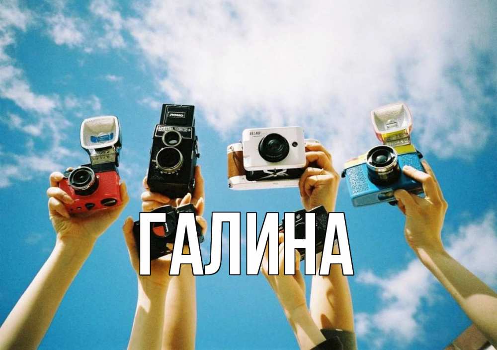 Открытка на каждый день с именем, Галина Главная с днем фотографа Прикольная открытка с пожеланием онлайн скачать бесплатно 