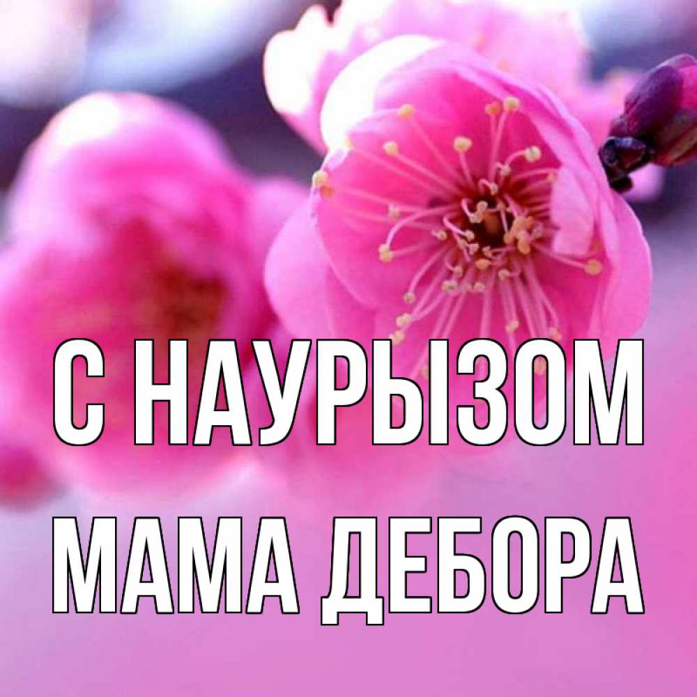 Открытка на каждый день с именем, Мама-Дебора С наурызом международный женский день Прикольная открытка с пожеланием онлайн скачать бесплатно 
