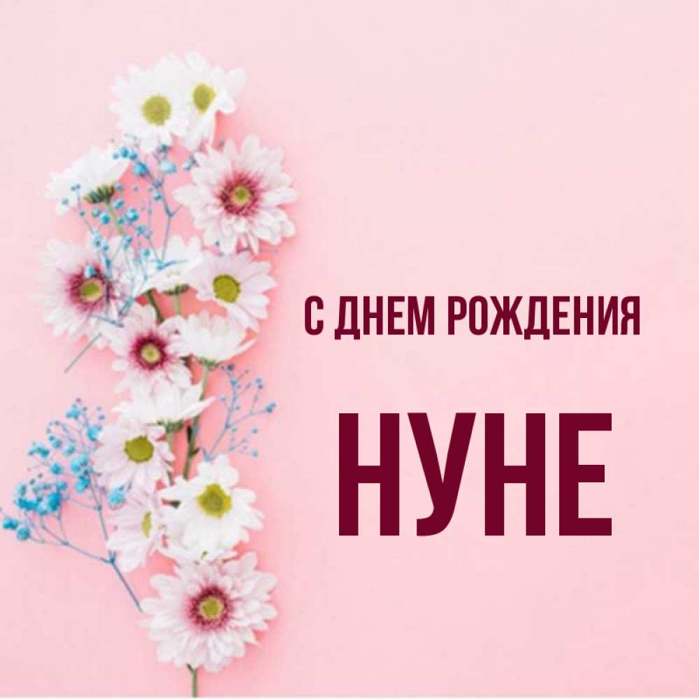 Нуне с днем рождения картинки
