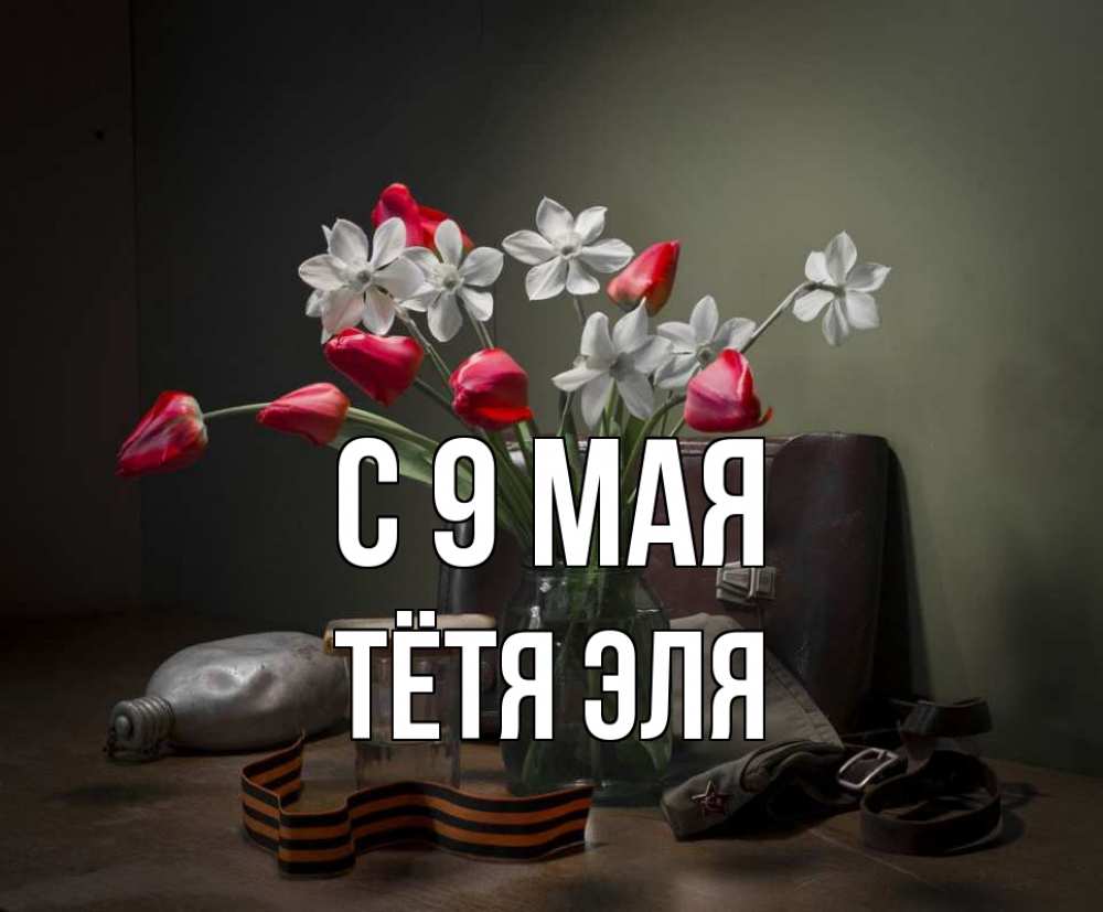Открытка на каждый день с именем, Тётя-Эля С 9 мая 9 мая Прикольная открытка с пожеланием онлайн скачать бесплатно 