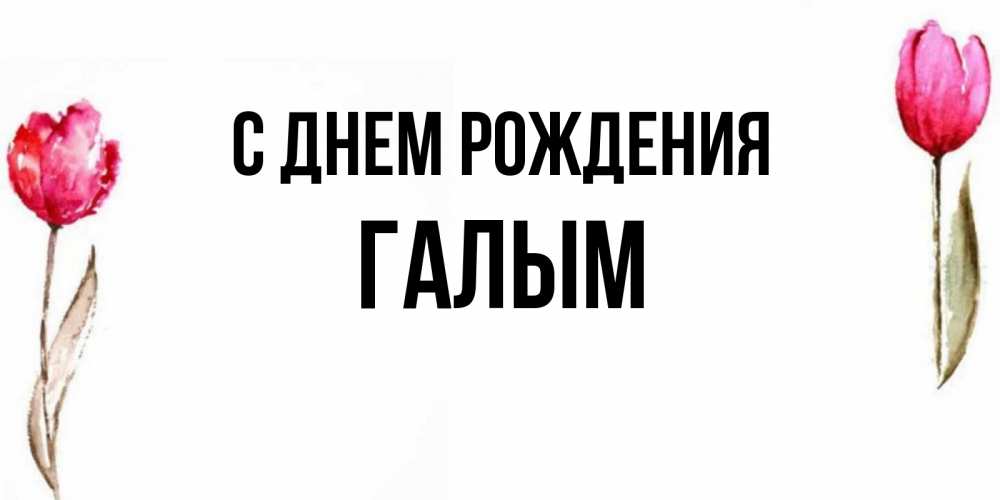 Картинка С днем рождения, Галым