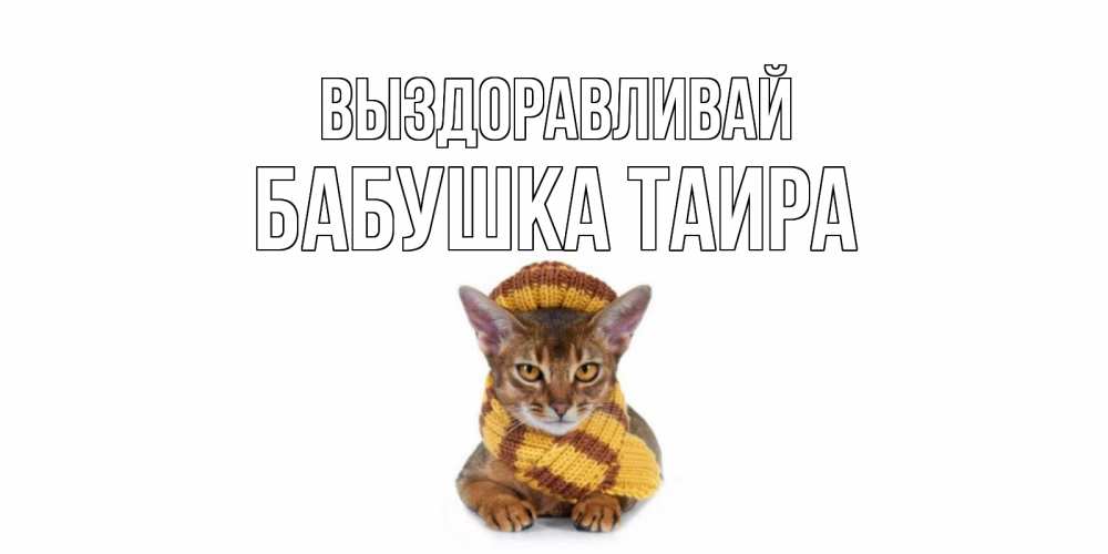 Открытка на каждый день с именем, Бабушка-Таира Выздоравливай родные не болейте Прикольная открытка с пожеланием онлайн скачать бесплатно 