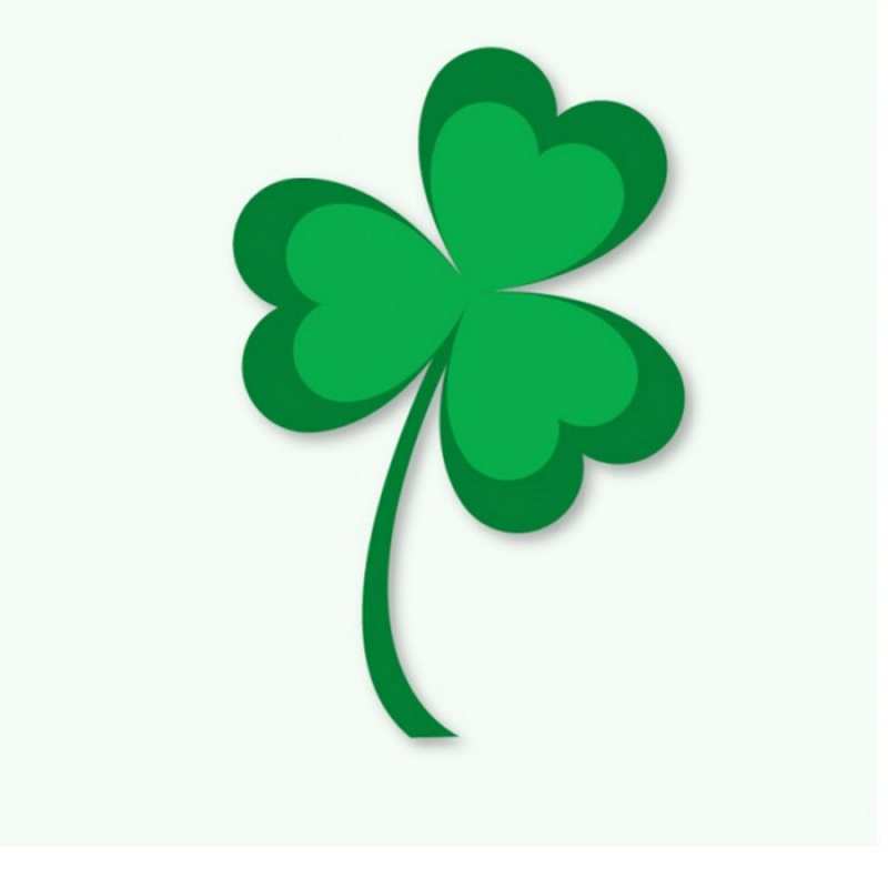 Открытка клевер 1 листья клевера 1 Желаю тебе удачи 