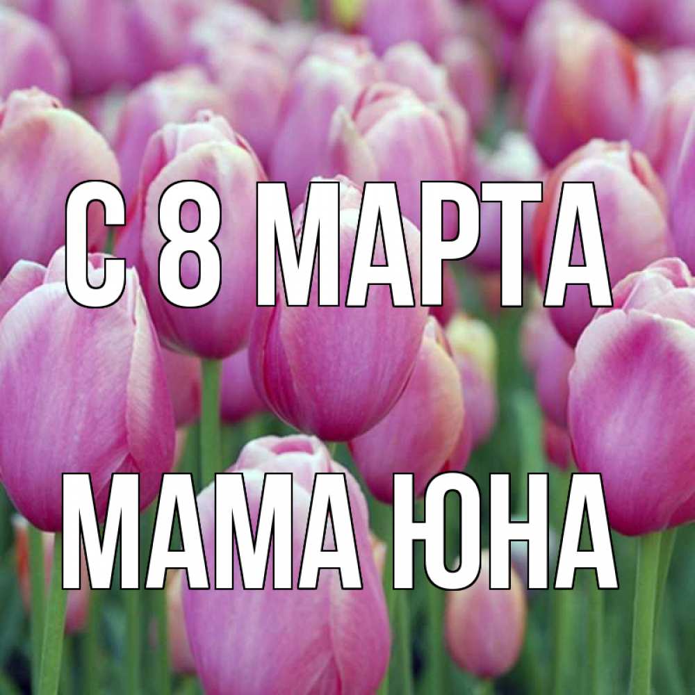 Открытка на каждый день с именем, Мама-Юна С 8 МАРТА на международный женский день 3 Прикольная открытка с пожеланием онлайн скачать бесплатно 