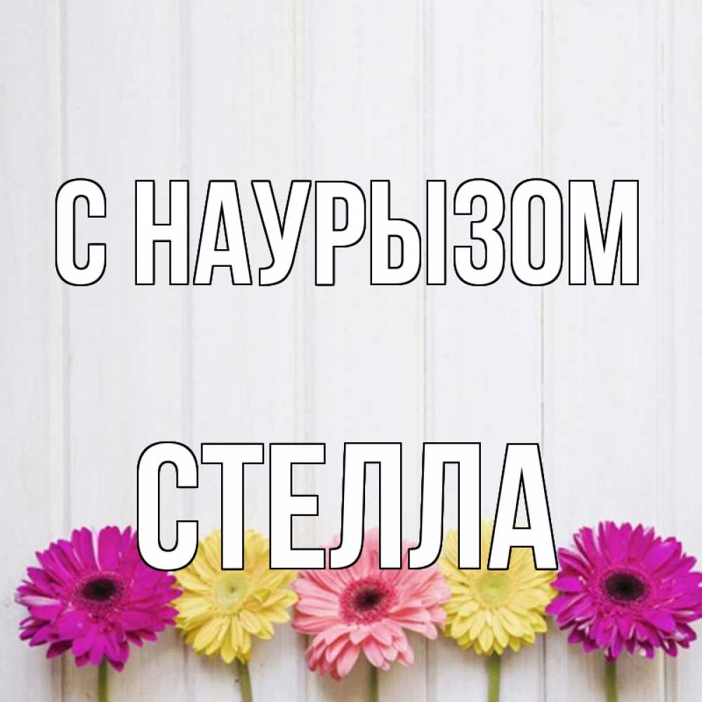 Открытка на каждый день с именем, Стелла С наурызом женщинам 1 Прикольная открытка с пожеланием онлайн скачать бесплатно 