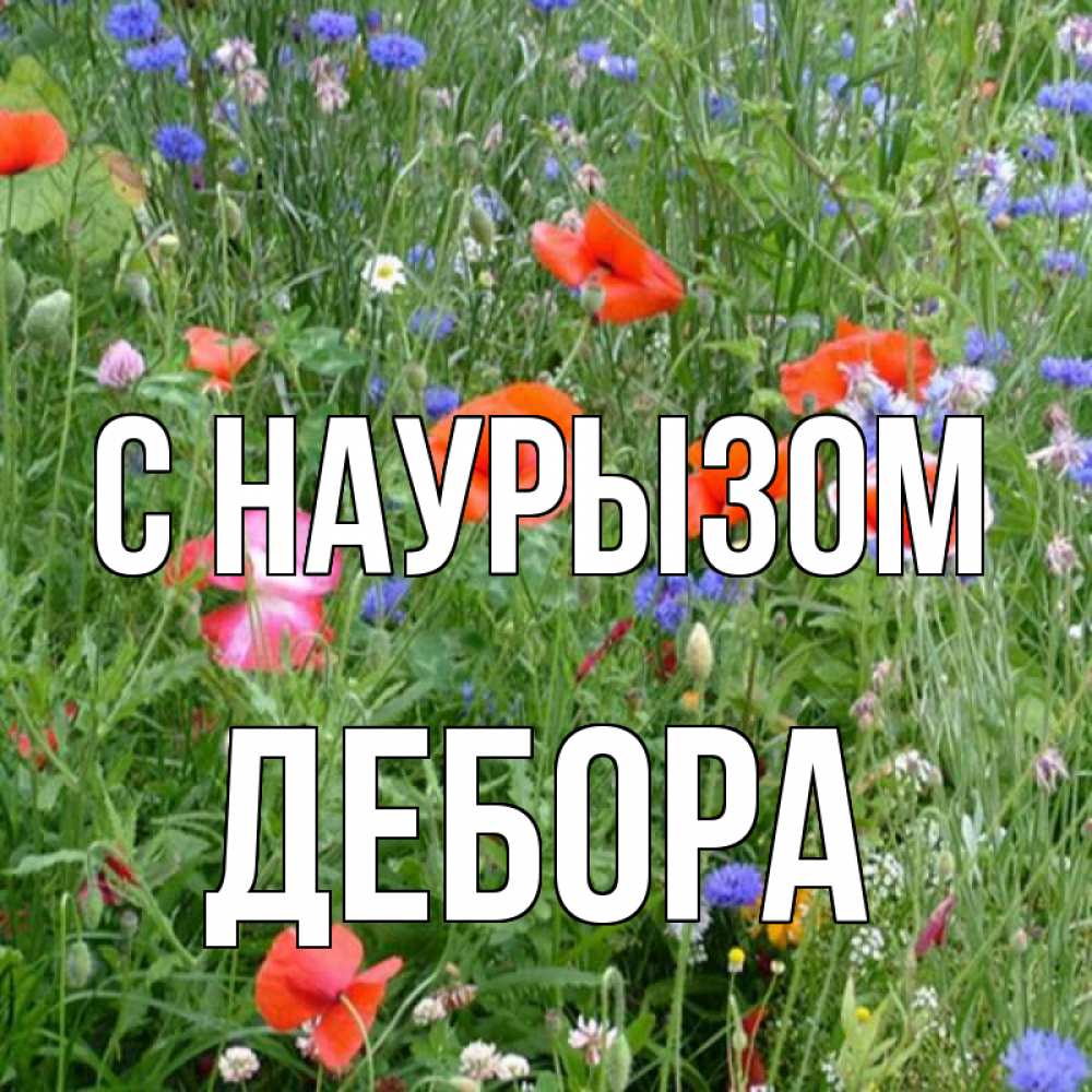 Открытка на каждый день с именем, Дебора С наурызом праздник весны наурыз супер открытка Прикольная открытка с пожеланием онлайн скачать бесплатно 