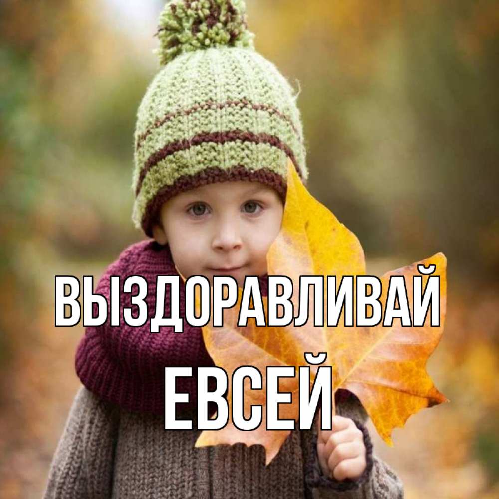Открытка на каждый день с именем, Евсей Выздоравливай дышим свежим воздухом Прикольная открытка с пожеланием онлайн скачать бесплатно 