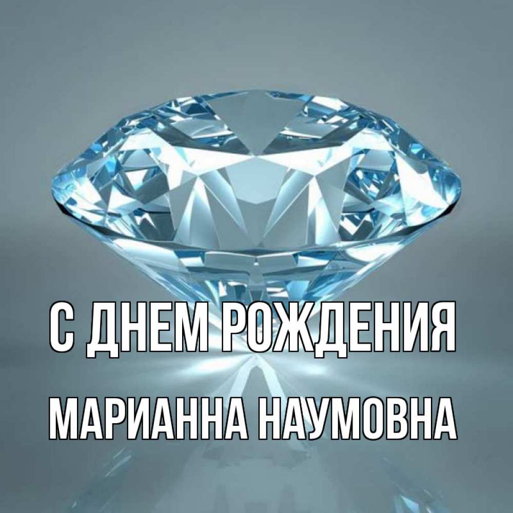 Открытка с именем, Марианна Наумовна, С днем рождения