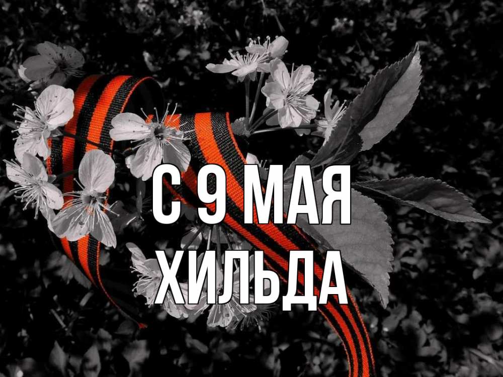 Открытка на каждый день с именем, Хильда С 9 мая 9 мая Прикольная открытка с пожеланием онлайн скачать бесплатно 