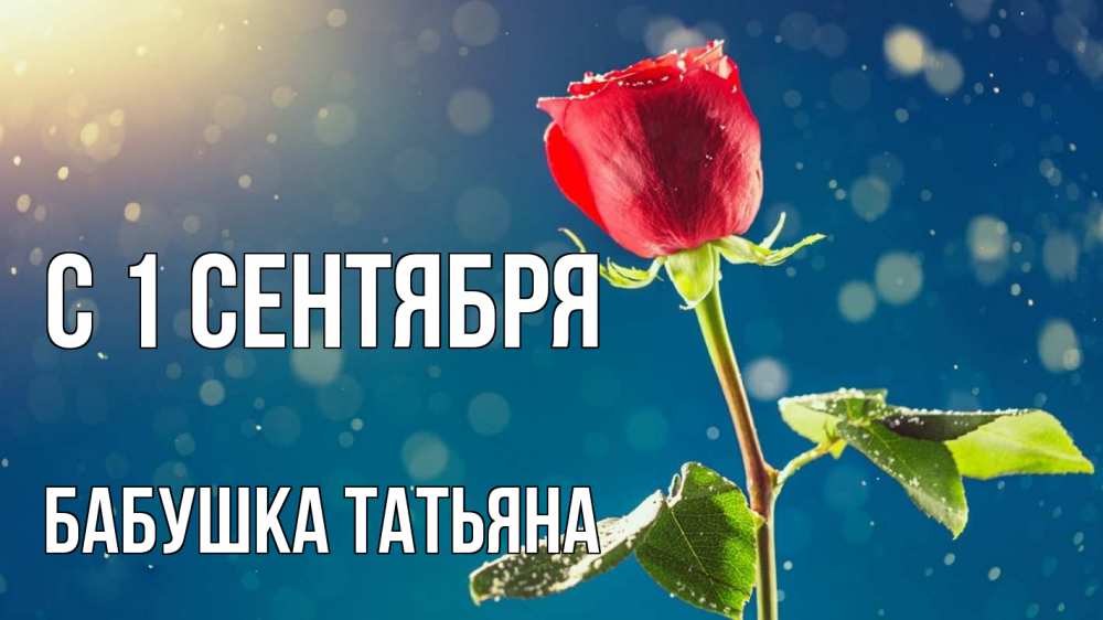 Открытка на каждый день с именем, Бабушка-Татьяна С 1 сентября с днем знаний Прикольная открытка с пожеланием онлайн скачать бесплатно 