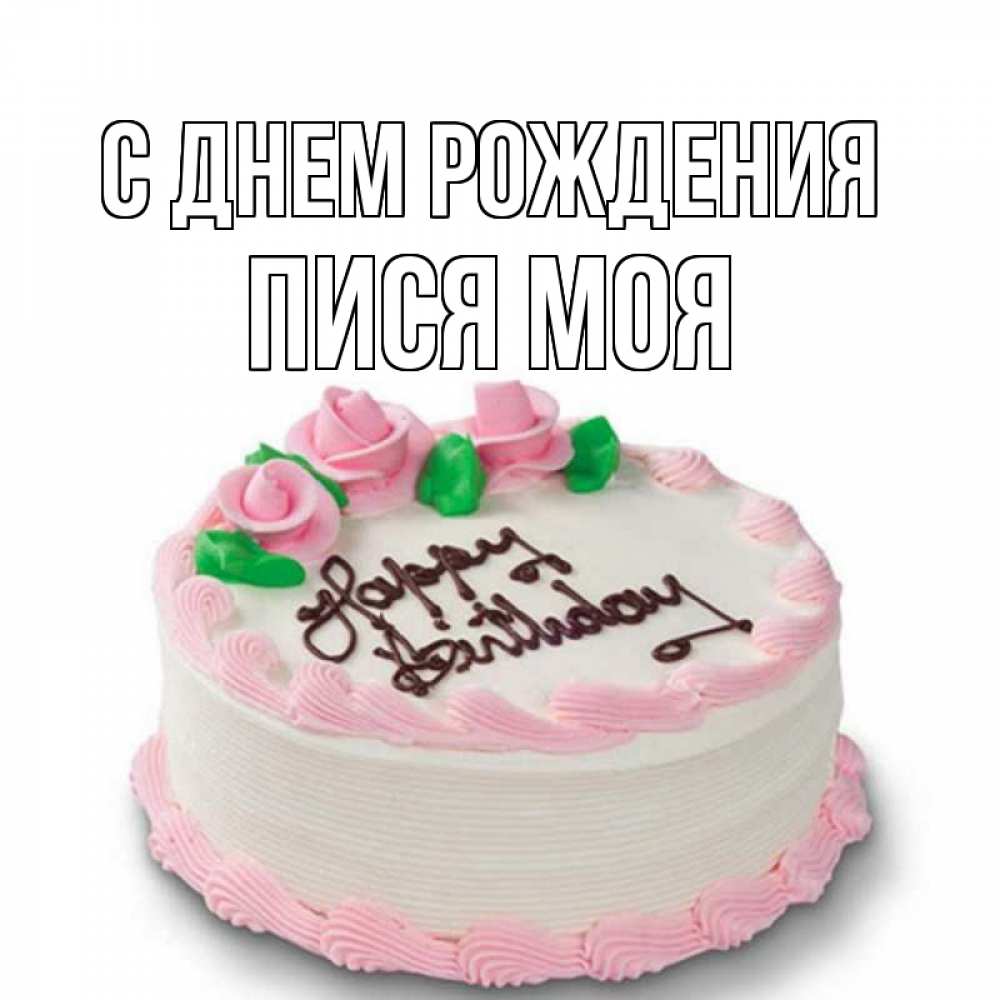 Открытка на каждый день с именем, пися-моя С днем рождения Розы Прикольная открытка с пожеланием онлайн скачать бесплатно 