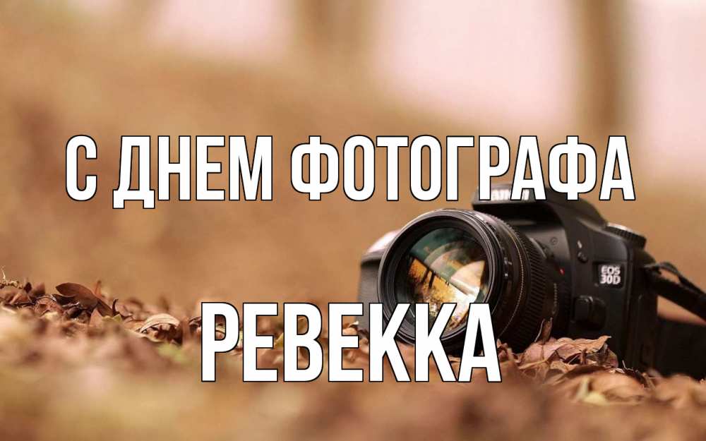 Открытка на каждый день с именем, Ревекка С днем фотографа с днем фотографа Прикольная открытка с пожеланием онлайн скачать бесплатно 