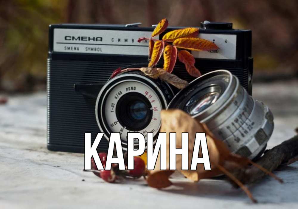 Открытка на каждый день с именем, Карина Главная с днем фотографа Прикольная открытка с пожеланием онлайн скачать бесплатно 
