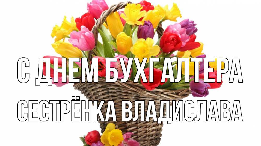 Открытка на каждый день с именем, Сестрёнка-Владислава С днем бухгалтера с днем бухгалтера Прикольная открытка с пожеланием онлайн скачать бесплатно 