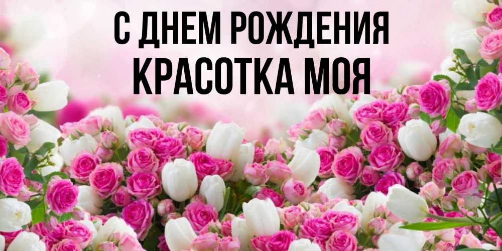 Otkrytka S Imenem Krasotka Moya S Dnem Rozhdeniya Otkrytki Na Kazhdyj Den S Imenami I Pozhelaniyami
